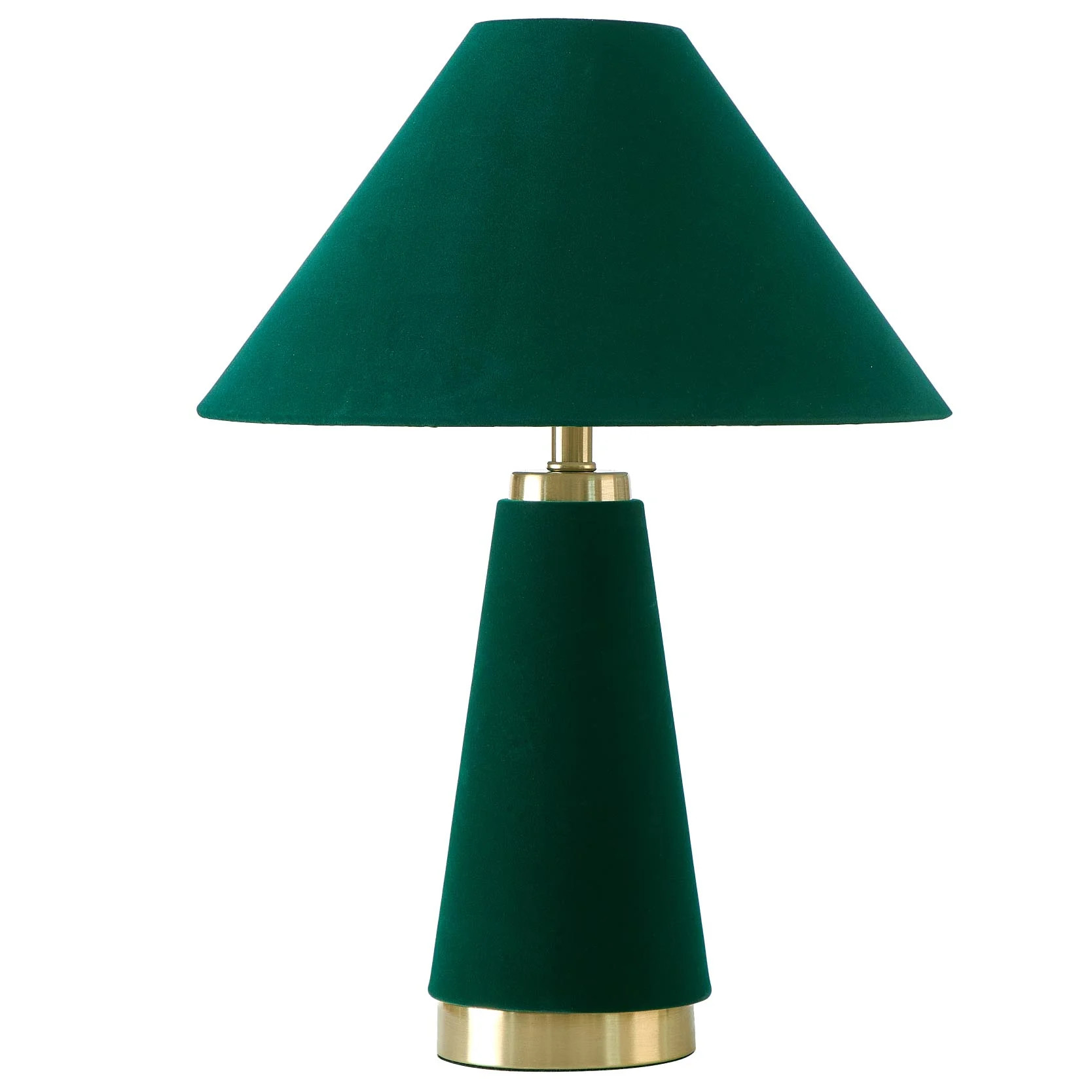 Beautiful Thyme Green Velvet Table Lamp by Drew Barrymore, 19" H | Walmart (US)