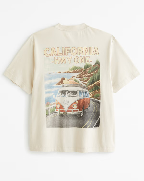 Men's Volkswagen Vintage-Inspired Graphic Tee | Men's Tops | Abercrombie.com | Abercrombie & Fitch (US)