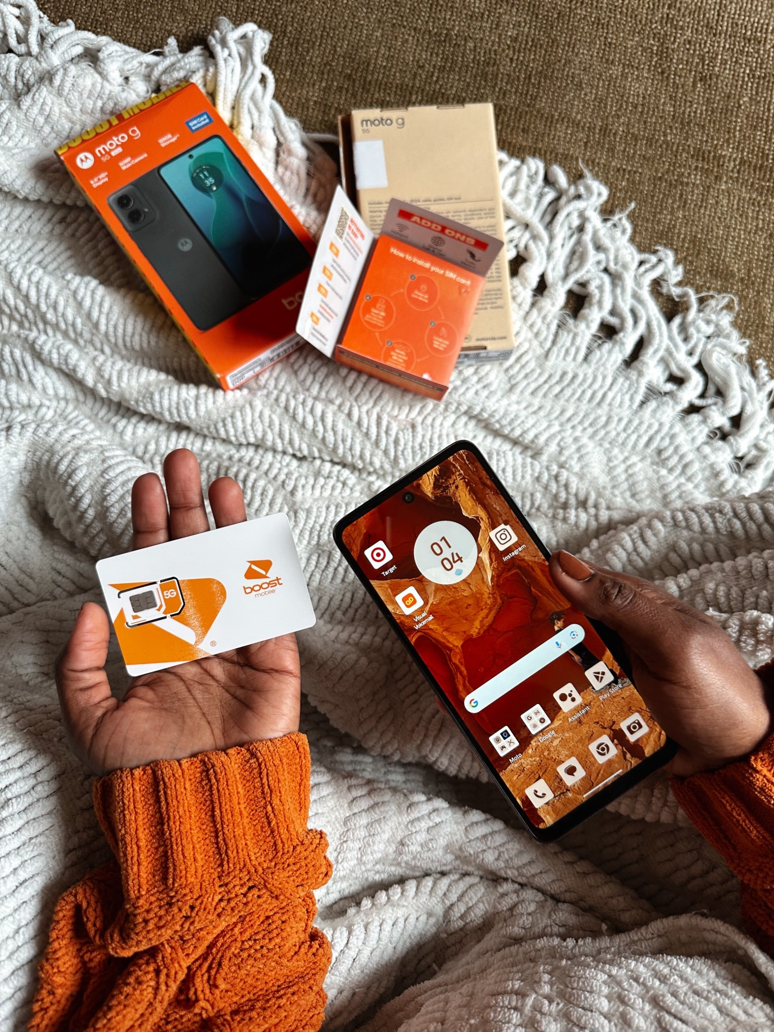 #AD Ditch the pricey phone bill! We just made the switch to @boostmobile $35 Unlimited plan at @Target and we're loving the savings! Easy activation, no contracts, and no surprise fees. #TargetPartner

You can bring your own unlocked phone or choose from Boost Mobile's latest devices, like the Boost Mobile Prepaid Samsung Galaxy A15 5G (128GB) or the Boost Mobile Prepaid Motorola Moto G 5G 2024 (128GB), and activate it in-store at #Target. 

This makes it easy to switch and start saving immediately. Enjoy the latest 5G devices and services tailored to your needs! #boostmobile #targetrun #targetfinds #liketkit 

#LTKSaleAlert #LTKGiftGuide #LTKFamily