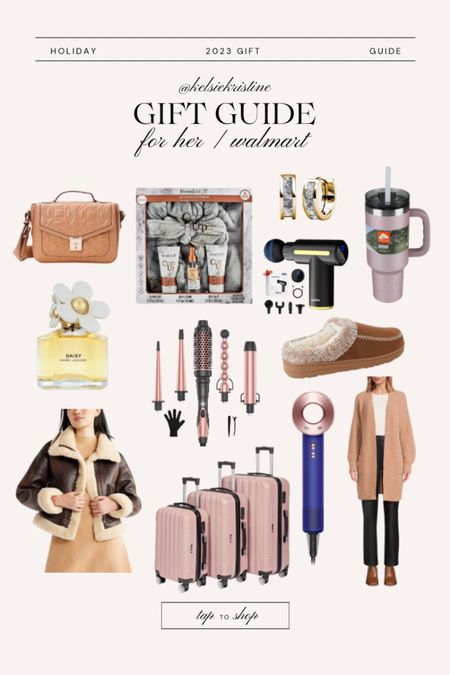 Walmart finds, Walmart gifts, Gift guide for her, Walmart fashion, cozy gifts, handbag, luggage set, dyson, slippers, earrings, gold jewelry, gift ideas 

#LTKfindsunder100 #LTKGiftGuide #LTKfindsunder50