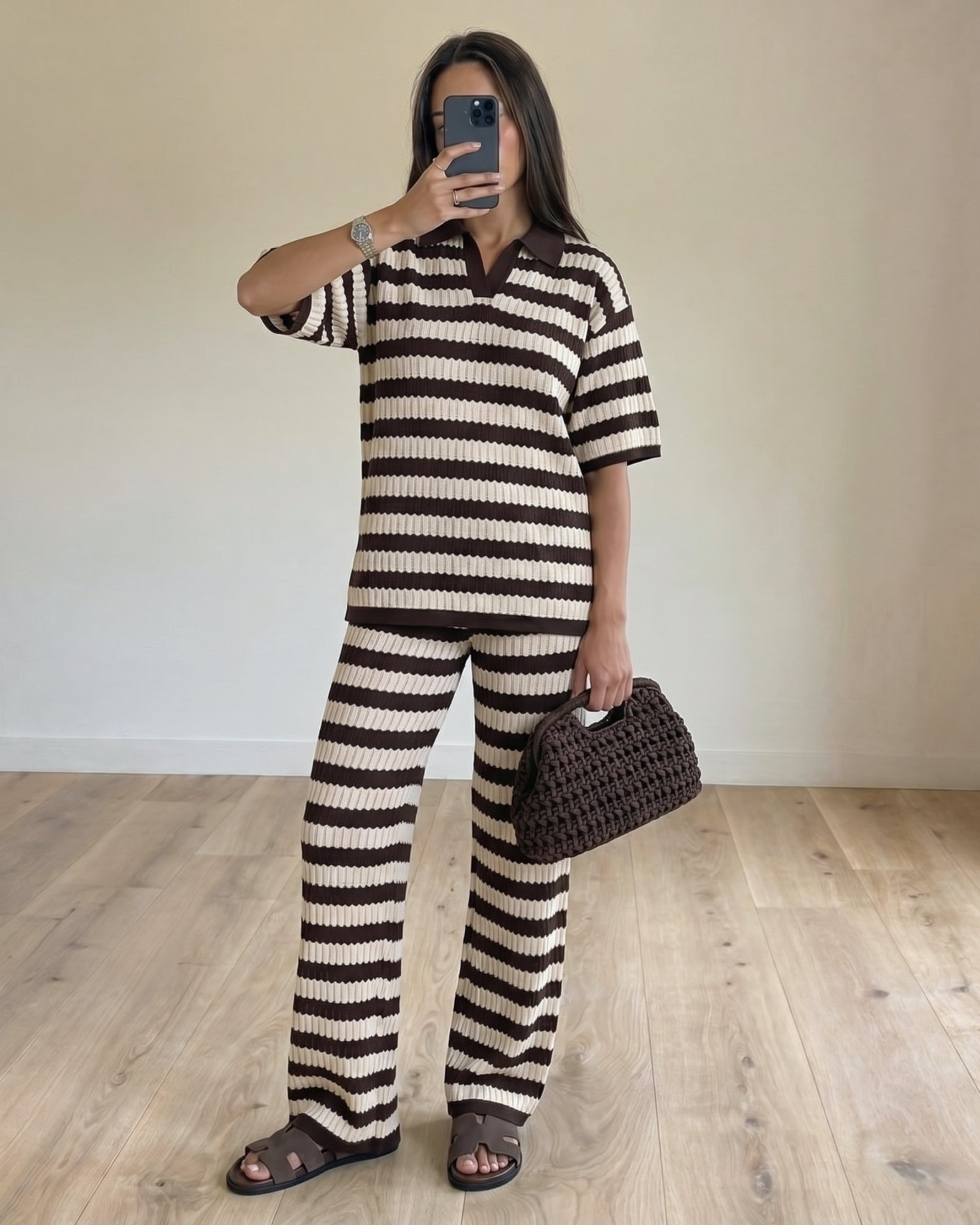 Striped knit set🤎

#LTKuk #LTKspring #LTKsummer