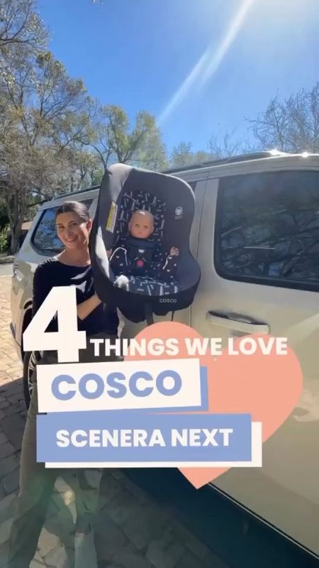 What we love about the Cosco Scenera Next car seat! 

Remember, the best car seat is the one you use safely every time! 

Be sure to ❤️ the seat from each retailer and turn on notifications from the LTK app for price drop alerts! 

Baby | car seat | convertible car seat | rear facing car seat | forward facing car seat | baby registry 

#LTKbump #LTKbaby #LTKfamily