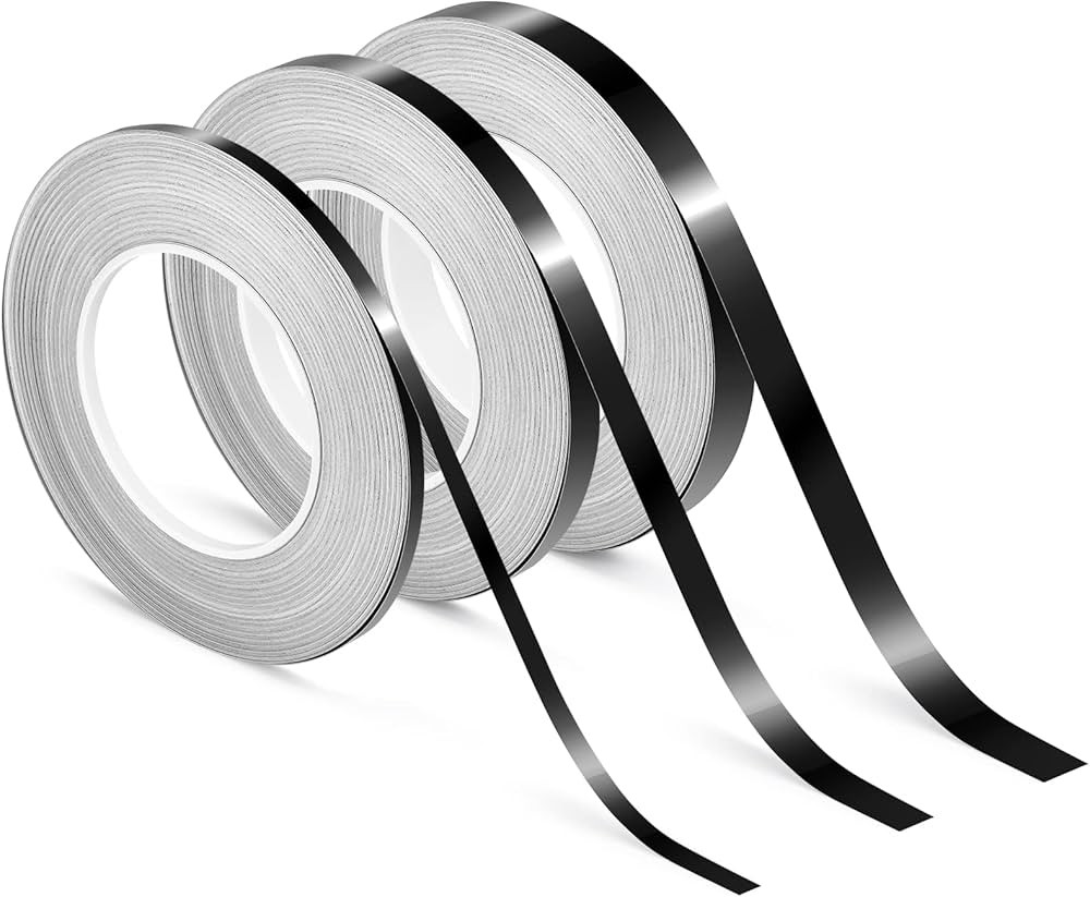 3 Rolls Tape, Self Adhesive Metalized Polyester Film Tape, Washi Tape for Christmas Detailing Accent | Amazon (US)