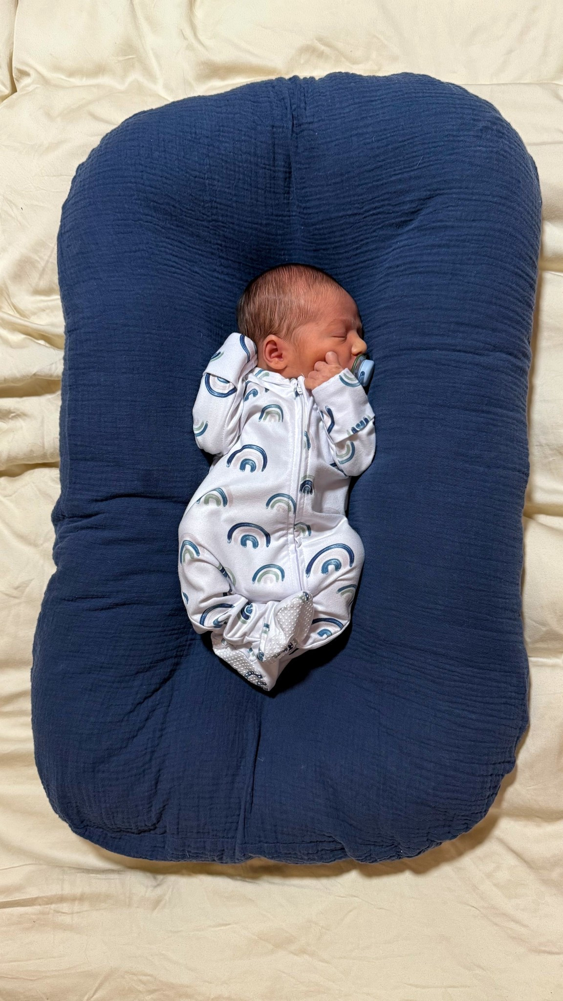 This baby lounger is my #1 used baby item so far 🫶🏼 it has helped us survive the newborn phase. He is obsessed with it and it immediately relaxes him and always puts him to sleep and keeps him calm. So easy to take around the house and put anywhere.

#LTKBaby #LTKHome #LTKFamily