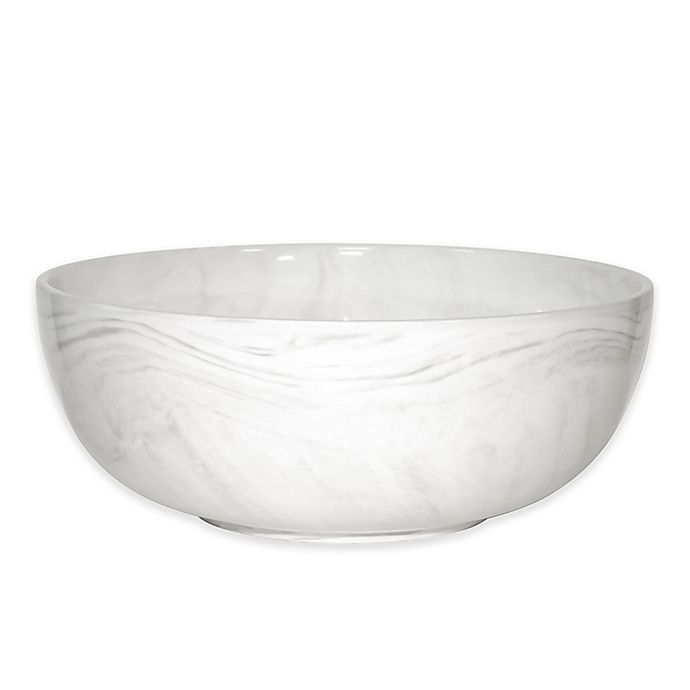 Artisanal Kitchen Supply® 10-Inch Coupe Marbleized Serving Bowl in Grey | Bed Bath & Beyond
