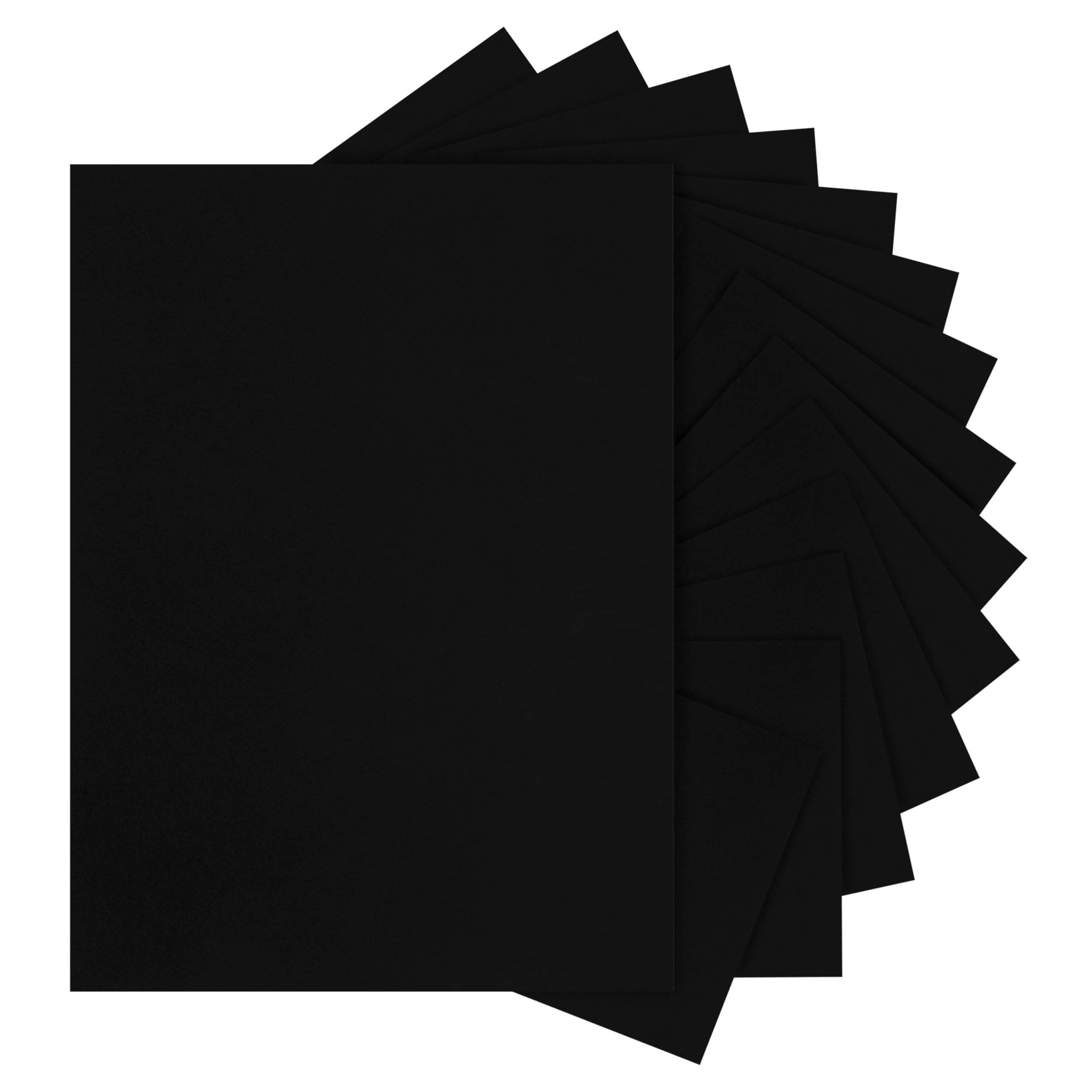 28 Sheets Black Cardstock 8.5 x 11 for Halloween Decorations, 250gsm/92lb Heavyweight Black Paper... | Amazon (US)