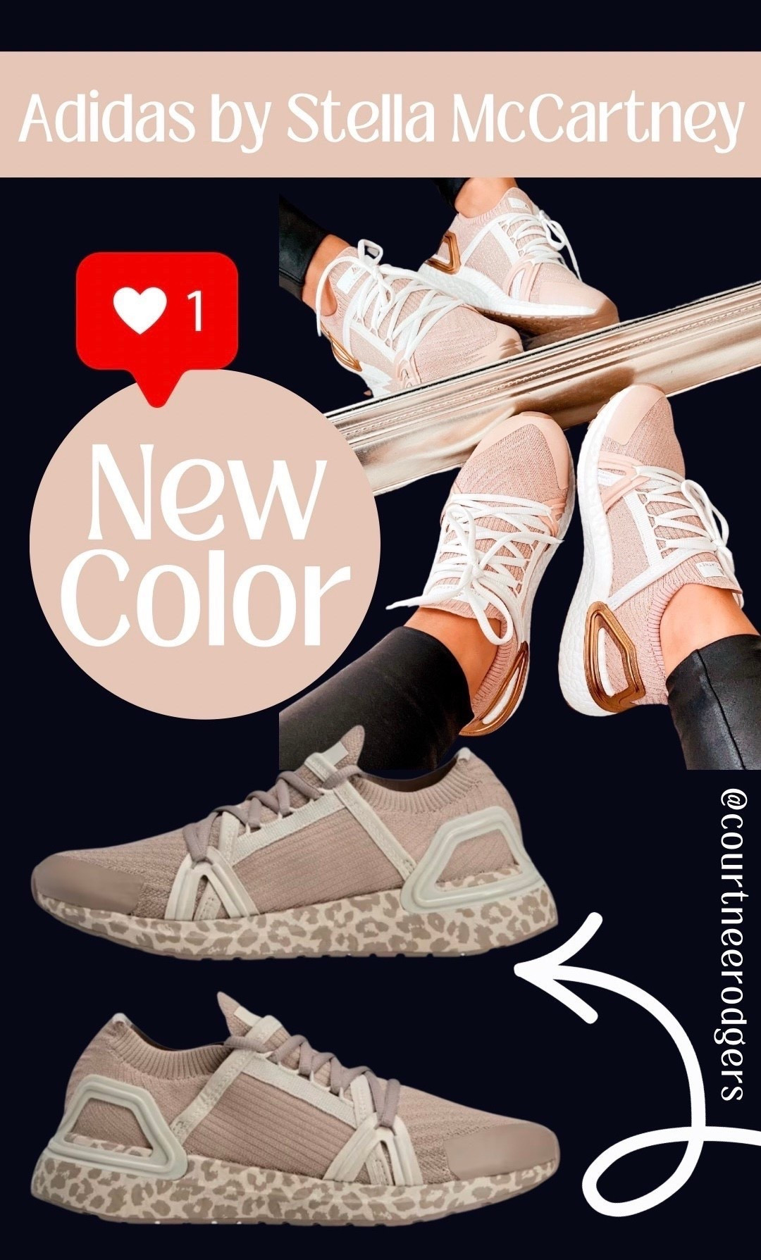 My favorite elevated sneakers in a new color! 👏🏻 Love the neutral with leopard print! These run TTS!

Sneakers, adidas, adidas by Stella McCartney, athleisure

#LTKfitnessgoals #LTKPetite #LTKFindsUnder100