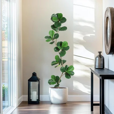 Artificial Fiddle Leaf Fig Tree - Fake Plant | Wayfair North America