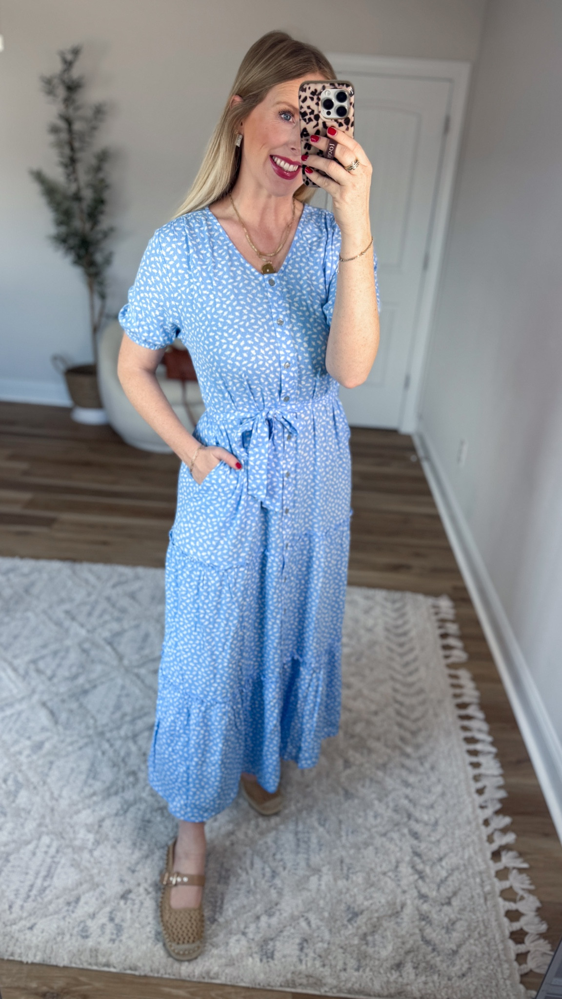 Weekend Walmart Wins try-on
Blue floral maxi dress- small 

#LTKdayinmylife #LTKWorkwear #LTKootd