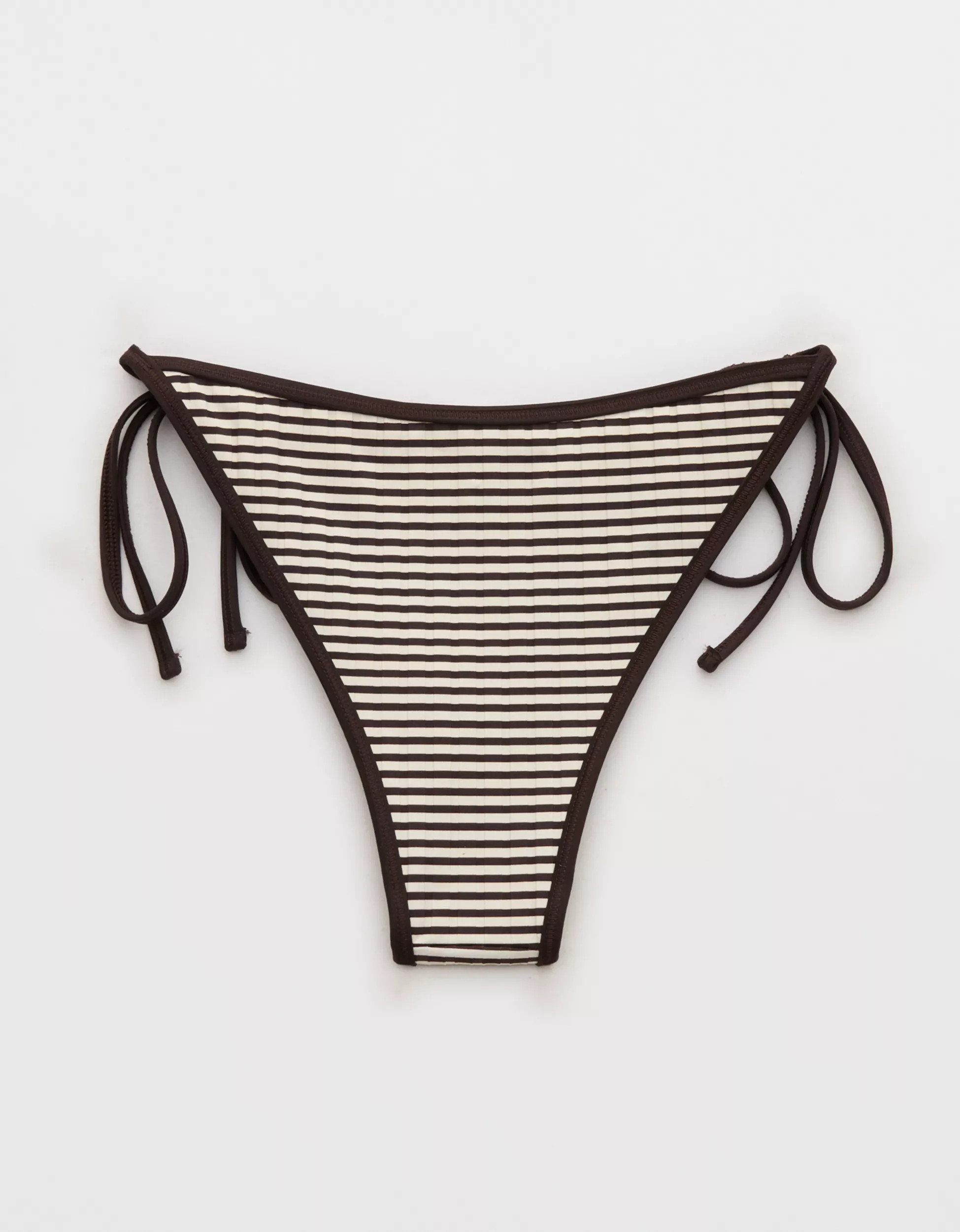 Aerie Ribbed Cheekiest Side Tie Bikini Bottom | Aerie