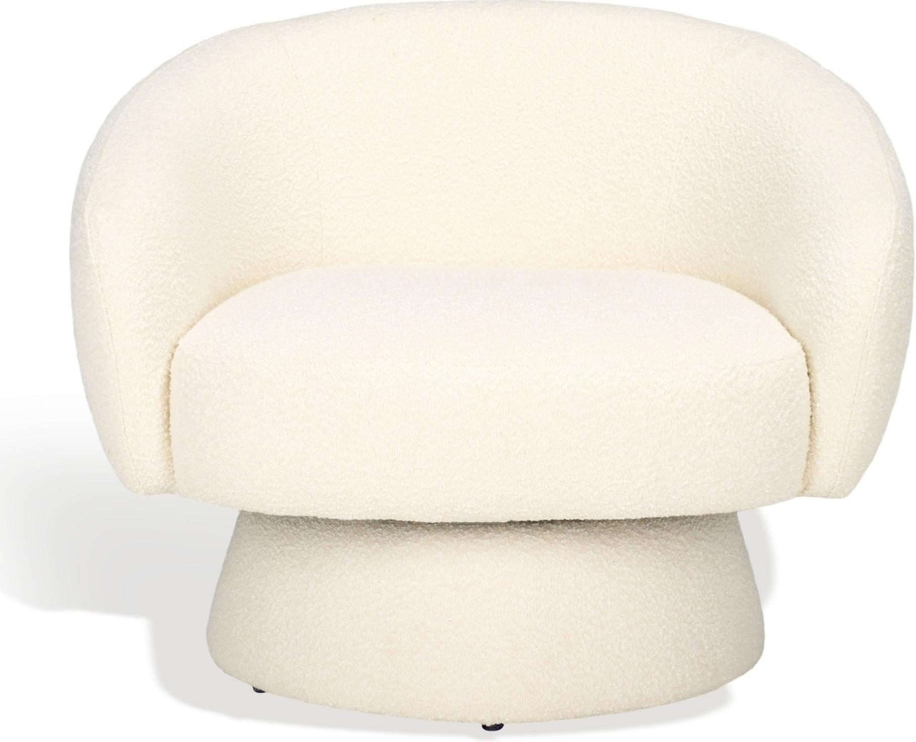 Petryna Boucle Accent Chair In Ivory | 1stopbedrooms