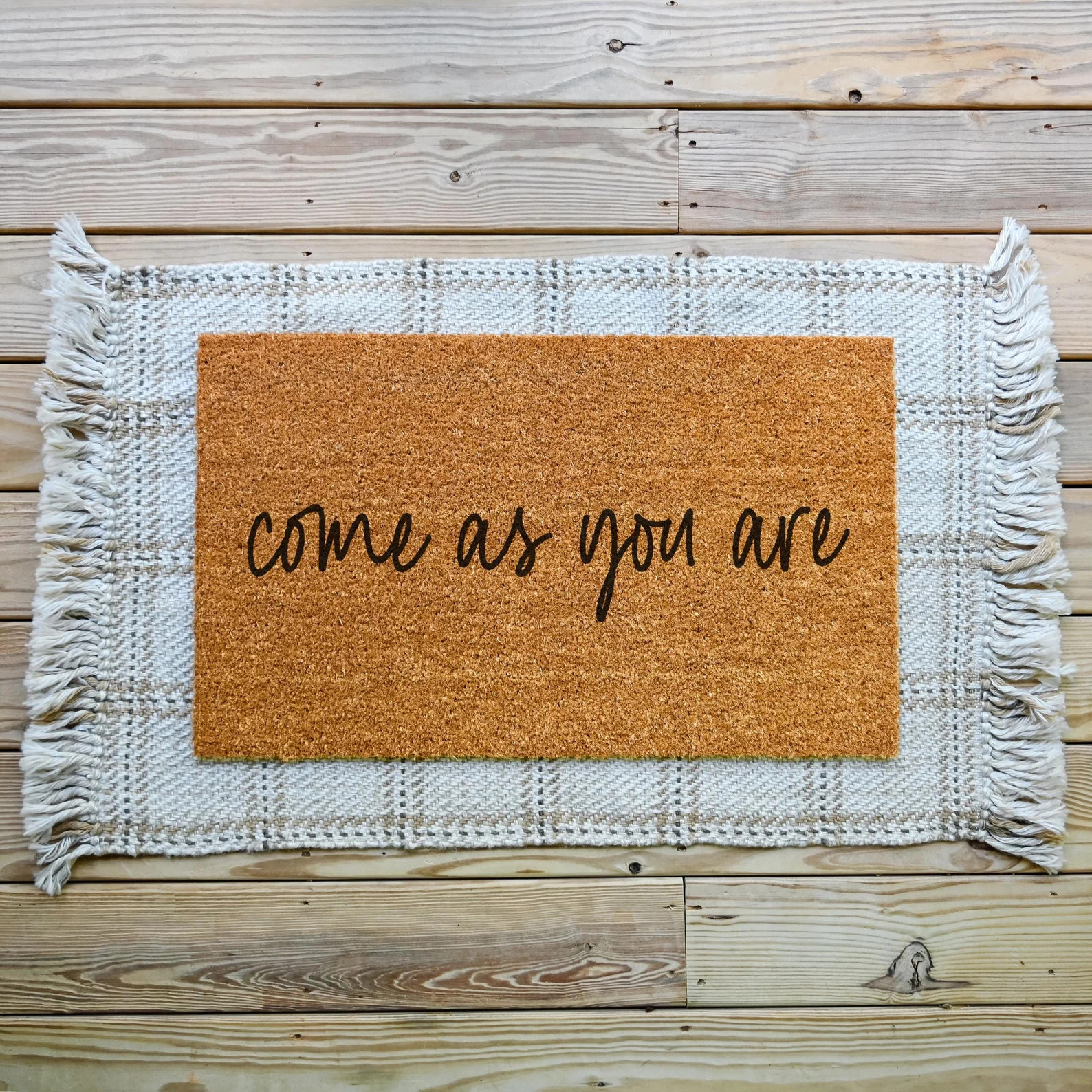 Come as You Are Doormat, Funny Doormat, Custom Doormat, Personalized Doormat, Cute Doormat, Outdo... | Etsy (US)