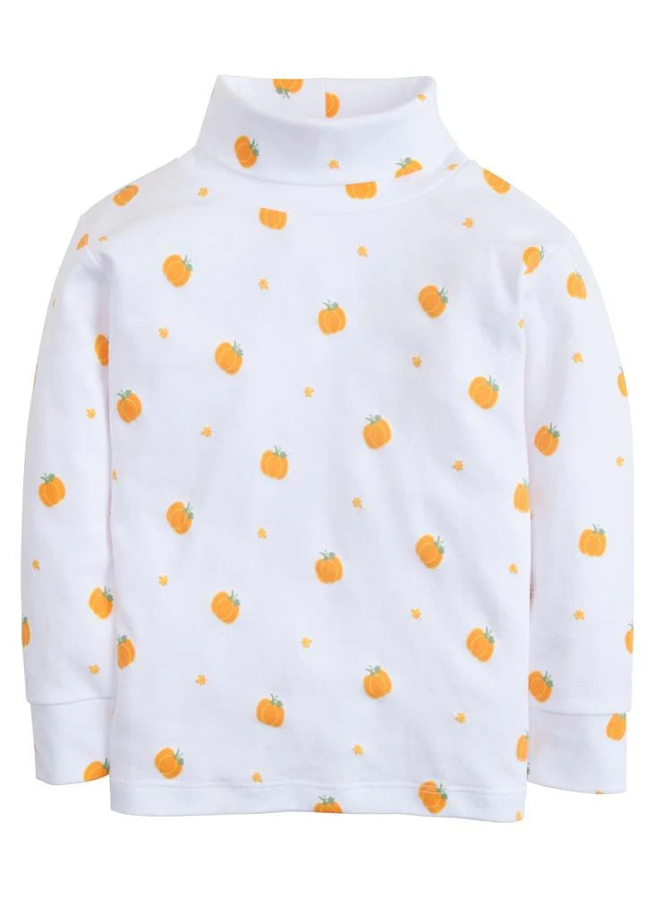 Pumpkin Printed Turtleneck | Little English