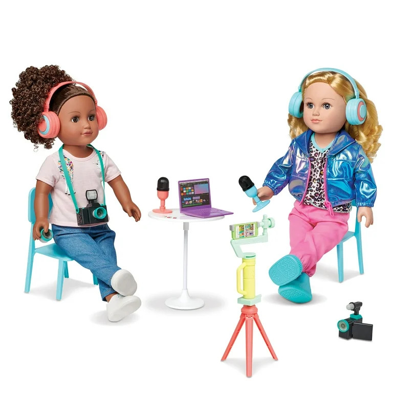 My Life As Podcast Playset for 18” Doll, Multi-Color, Children Age 5 Years & up | Walmart (US)