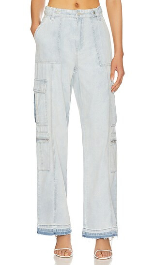 Franklin High Rise Cargo Pant in Call My Name | Revolve Clothing (Global)