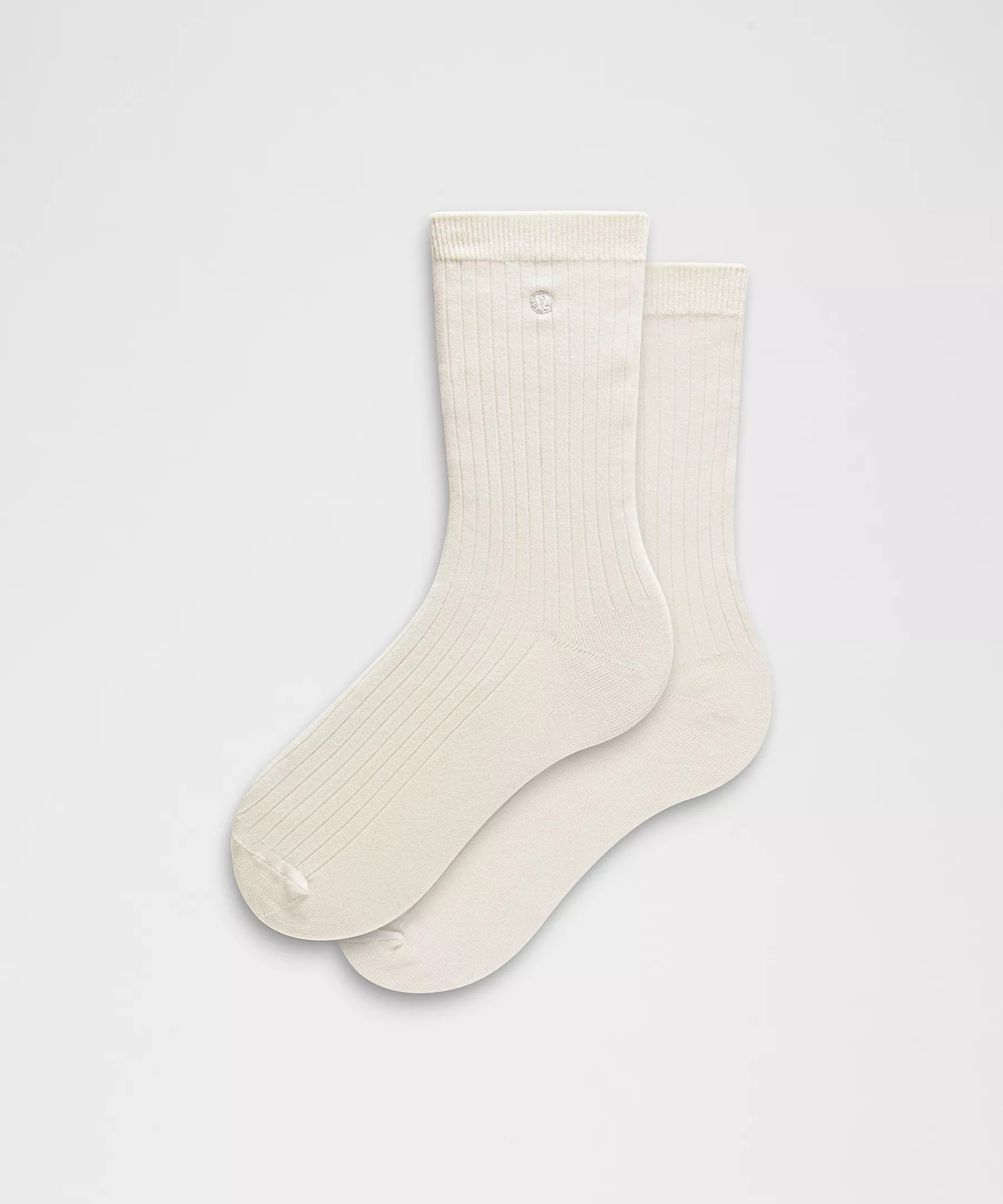 Unisex Ribbed Cotton-Blend Crew Socks | Lululemon (US)