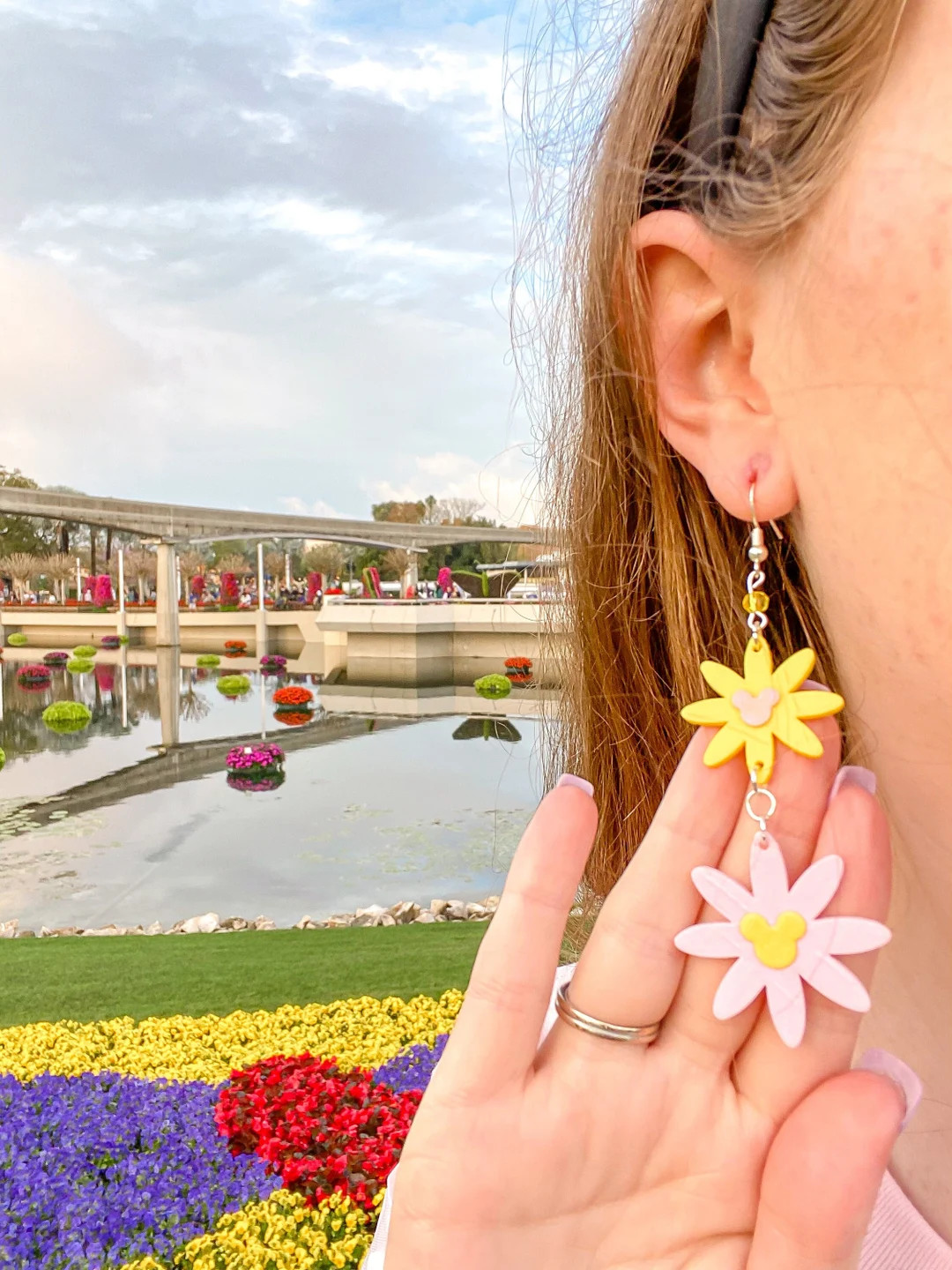 Mickey Flower Earrings | Flower and Garden Festival - Etsy | Etsy (US)