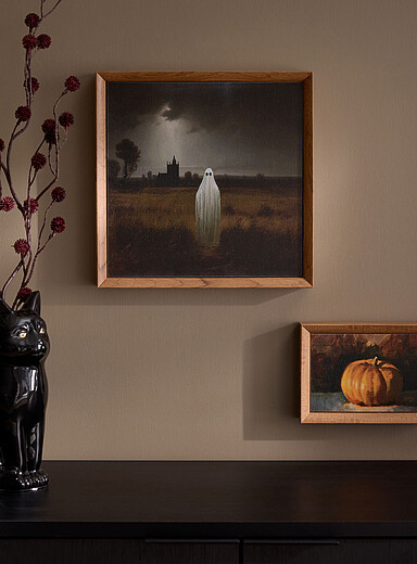 Ghost in a field art print | Simons