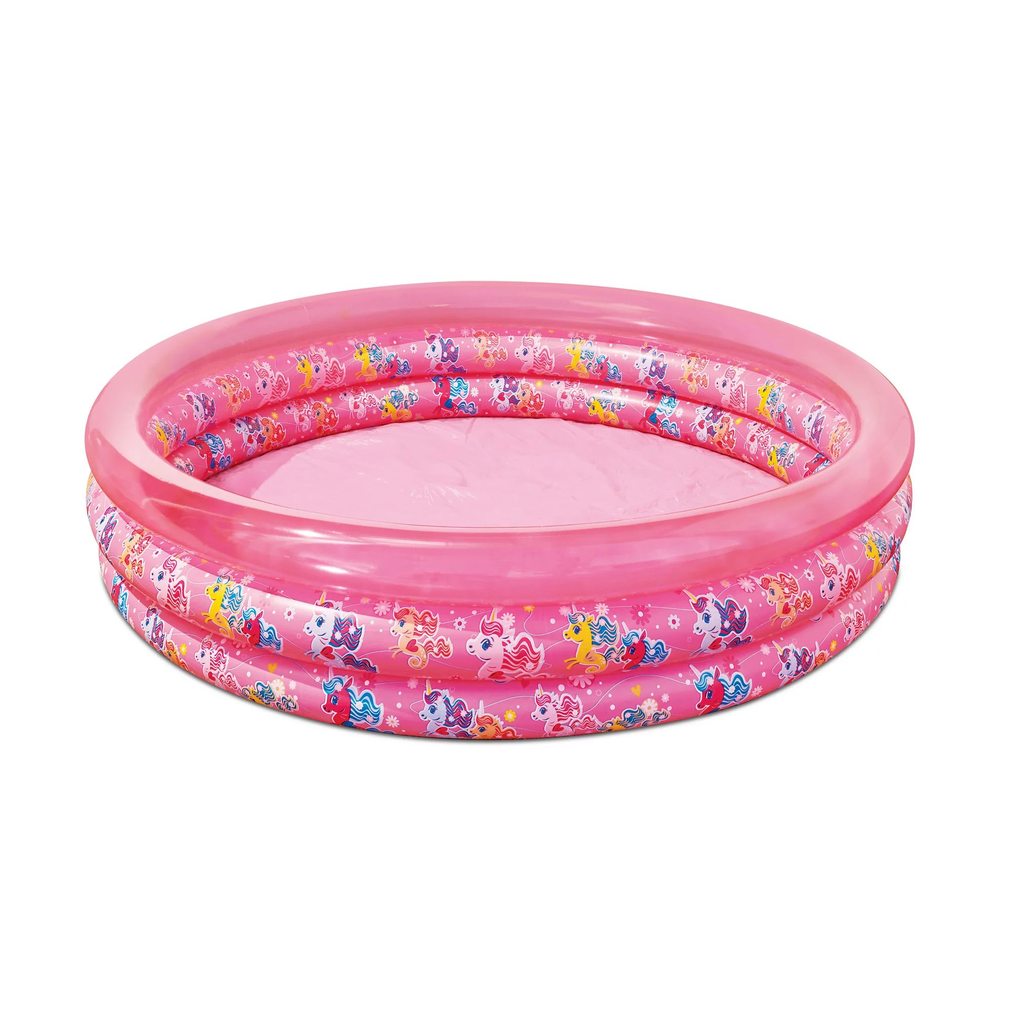 Play Day 3 Ring Unicorn Pool, Pink | Walmart (US)
