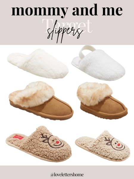 The cutest mommy and me slippers! Would make the perfect Christmas gift at such a great price point!

Mommy and me, girls slippers, toddler slippers, boy slippers, holiday slippers, Ugg dupe, Target style

#LTKfindsunder50 #LTKGiftGuide #LTKfamily
