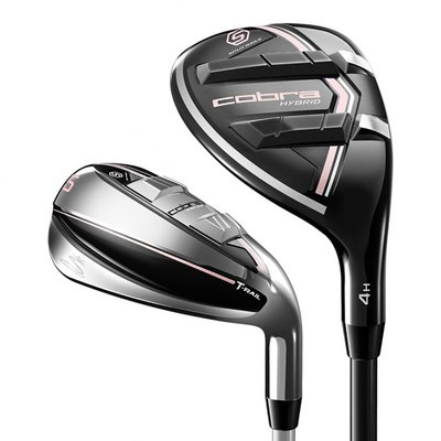 NEW Lady Cobra Golf 2021 T-Rail Combo Iron-Hybrid 5-PW+SW Irons Graphite | eBay US