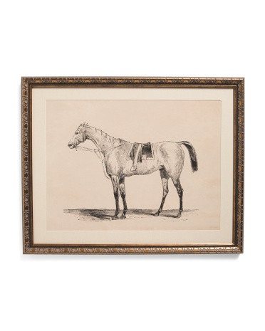 25x20 Side Horse Grachi Framed Wall Art | Home | Marshalls | Marshalls