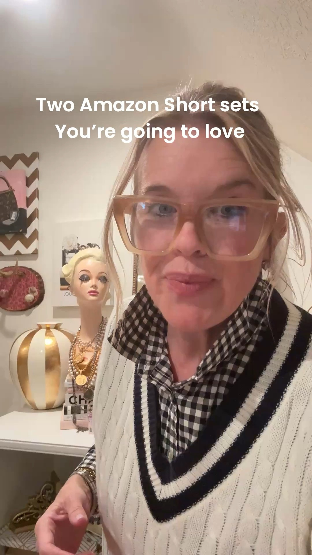 Two Amazon Short sets your going to love…

One was a best selling set last year that I shared in black & you loved it so much I got it in Wine to style for you.. fits tts 

Gingham is HOT HOT 
And this red and white gingham set is so cute!
I can’t wait to style this for you! 
Fits tts Gingham

Both sets are affordable and so cute! 

What I am wearing is linked
Preppy v neck sweater with navy stripes & gingham button up shirt! 



#LTKootd #LTKgrwm #LTKOver40