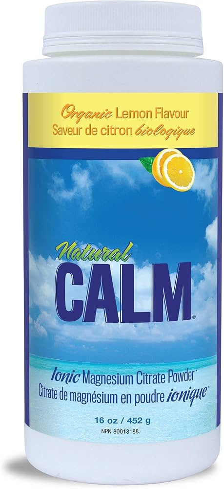 NATURAL CALM Magnesium Citrate Powder Lemon Flavour 452 gram | Amazon (CA)