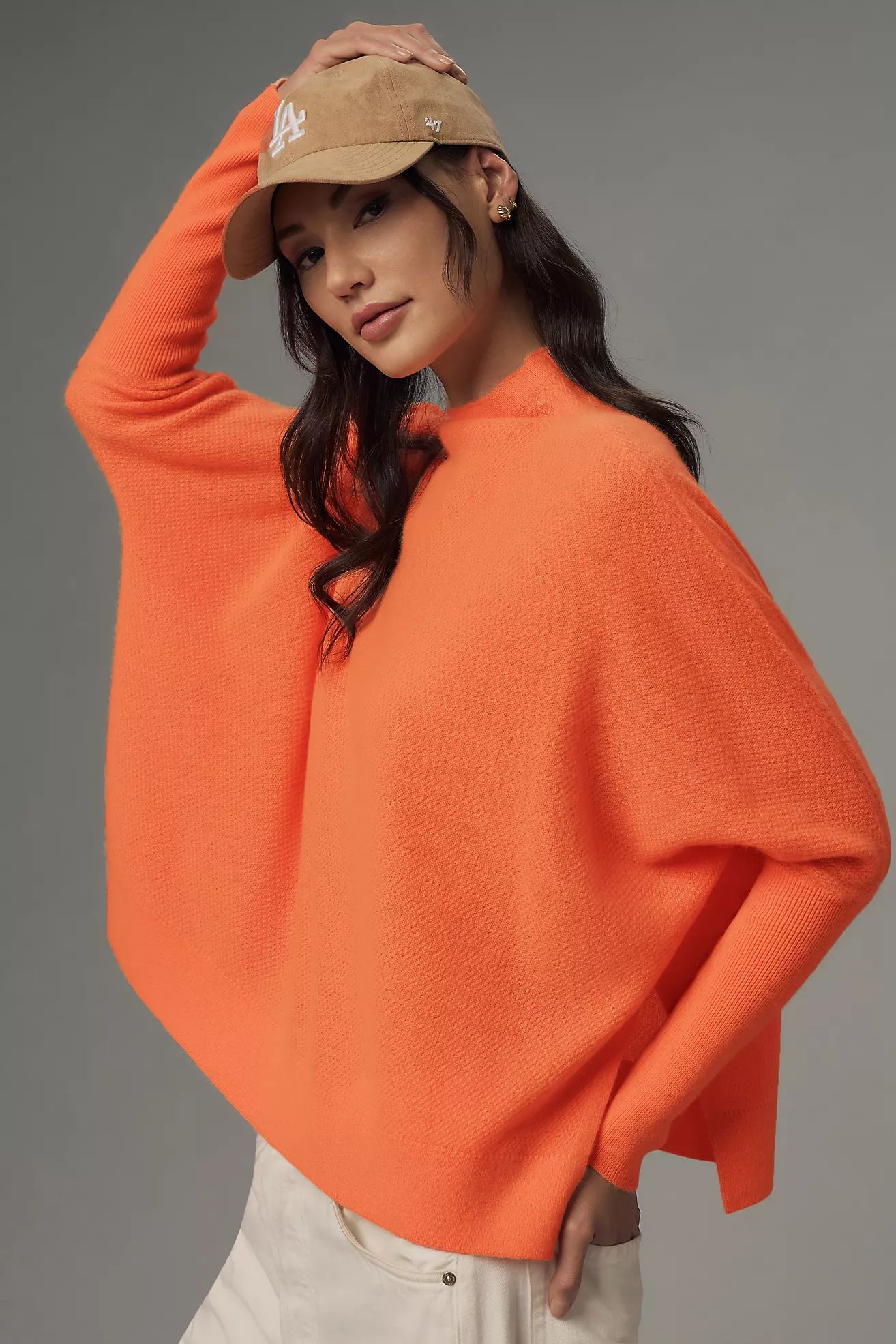 The Shea Oversized Boxy Cashmere Sweater by Maeve | Anthropologie (US)