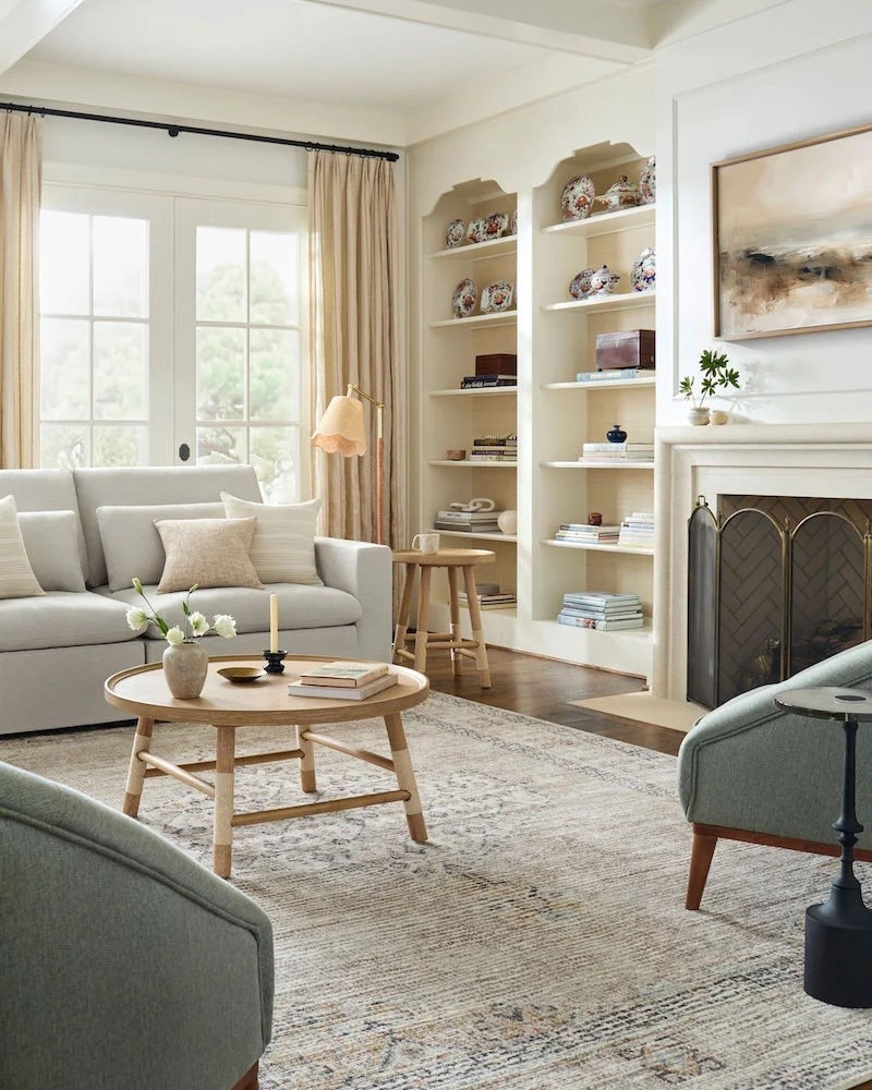 Shop our fresh, new Esmarca Coffee and End Table on sale now. Notice the beautiful woven detail on the legs. We love how these pieces layer so well into your existing spaces. 