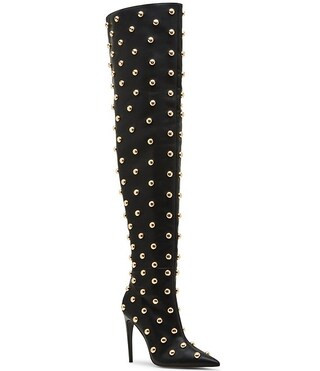 Steve Madden Spritz Studded Over-the-Knee Stiletto Boots | Dillard's | Dillard's