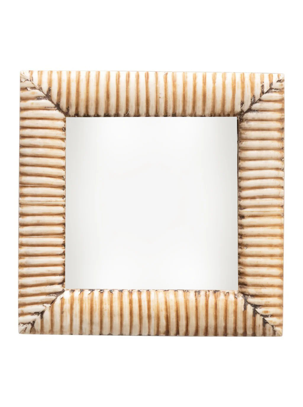 Ribbed Bone Square Frame | House of Jade Home