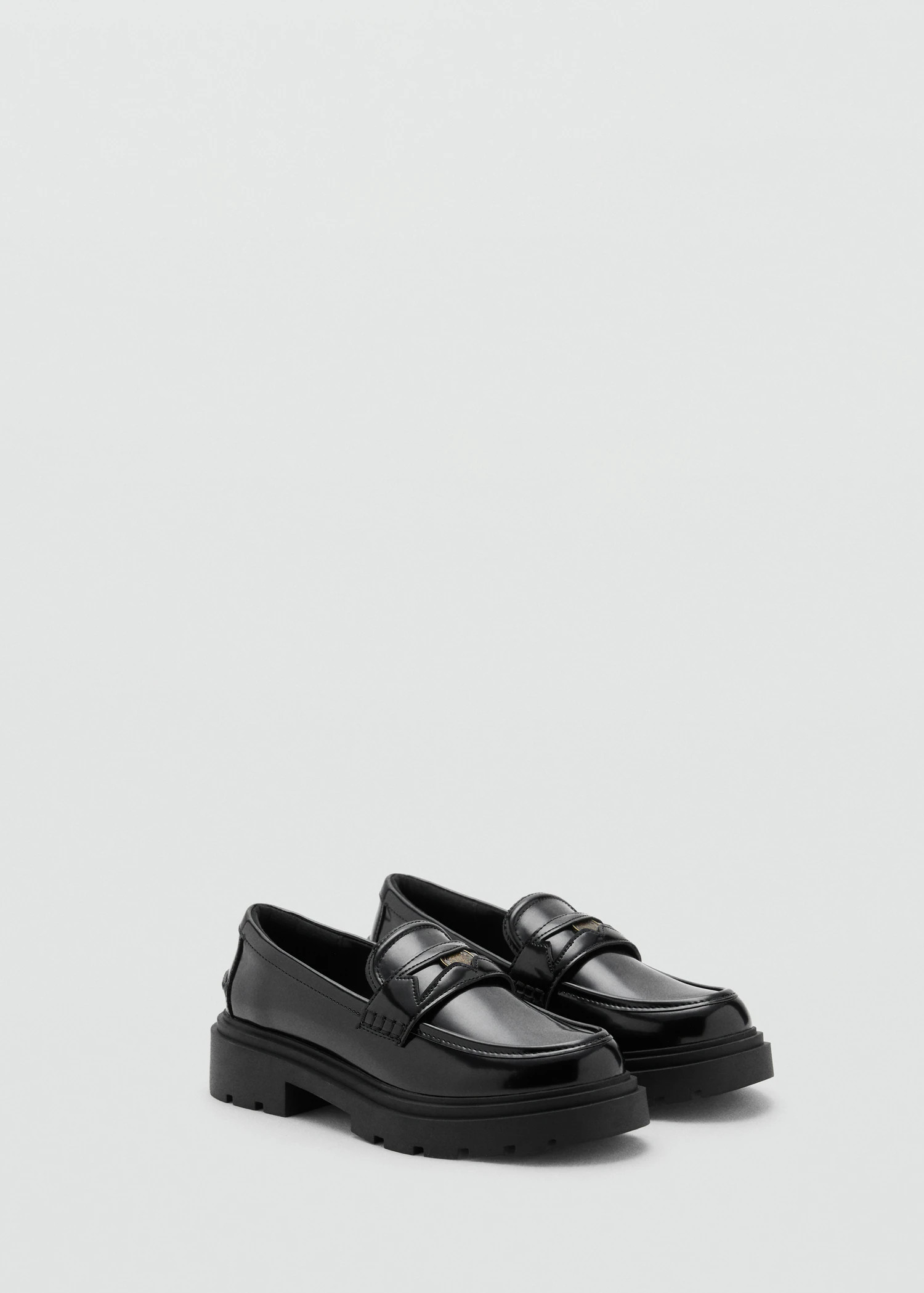 Leather-effect moccasin - Teen | MANGO USA | Mango (US/MX/AU)