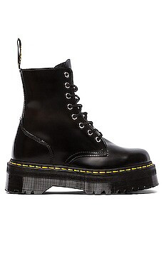Dr. Martens Jadon 8-Eye Boot in Black from Revolve.com | Revolve Clothing (Global)