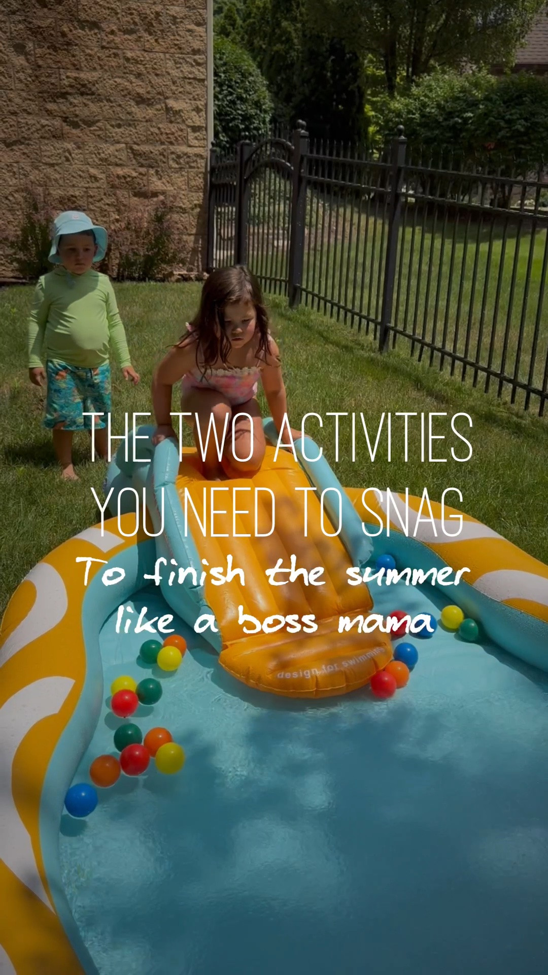Kids pool with slide. Water table. Sink toy. Water toys. Toddler toys. Kids toys. Mom hacks. Summer toys.

#LTKmomlife #LTKKids