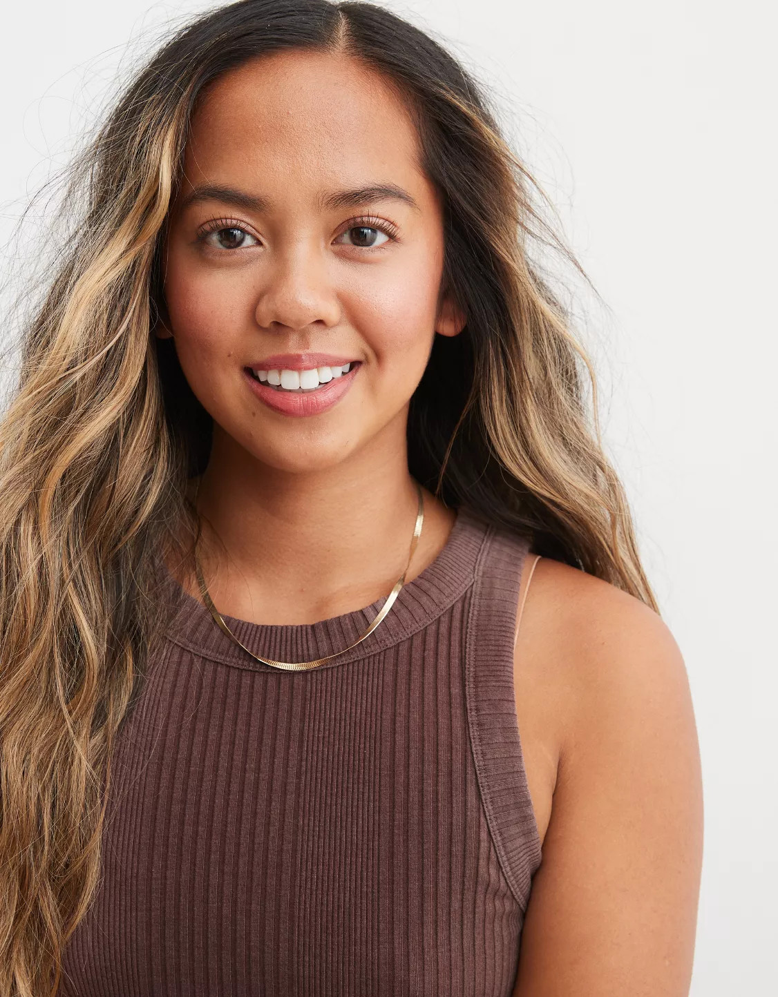 Aerie Textured Free Spirit Ribbed Tank Top | Aerie