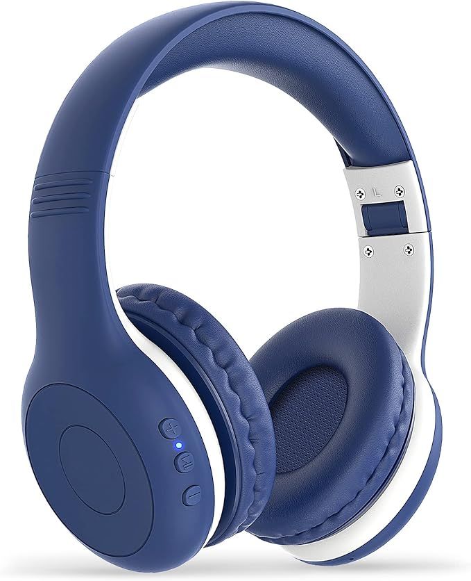 Kids Headphones Wireless Headset Hi-Fi Stereo Foldable Over-Ear Headphone, with Microphone & Volu... | Amazon (US)