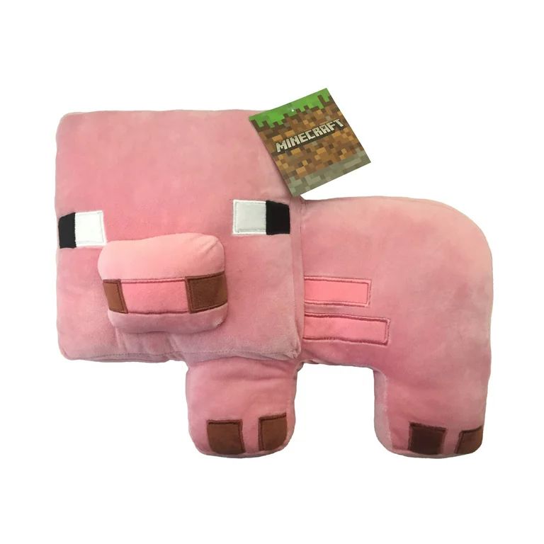 Minecraft Plush Pig Pillow Buddy, 100% Microfiber, Pink - Walmart.com | Walmart (US)