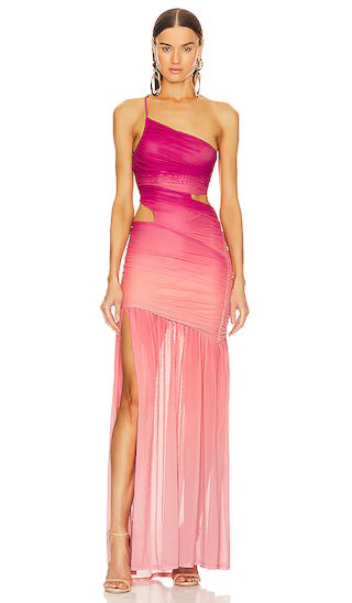 x REVOLVE Giustina Maxi Dress in Pink Ombre | Revolve Clothing (Global)