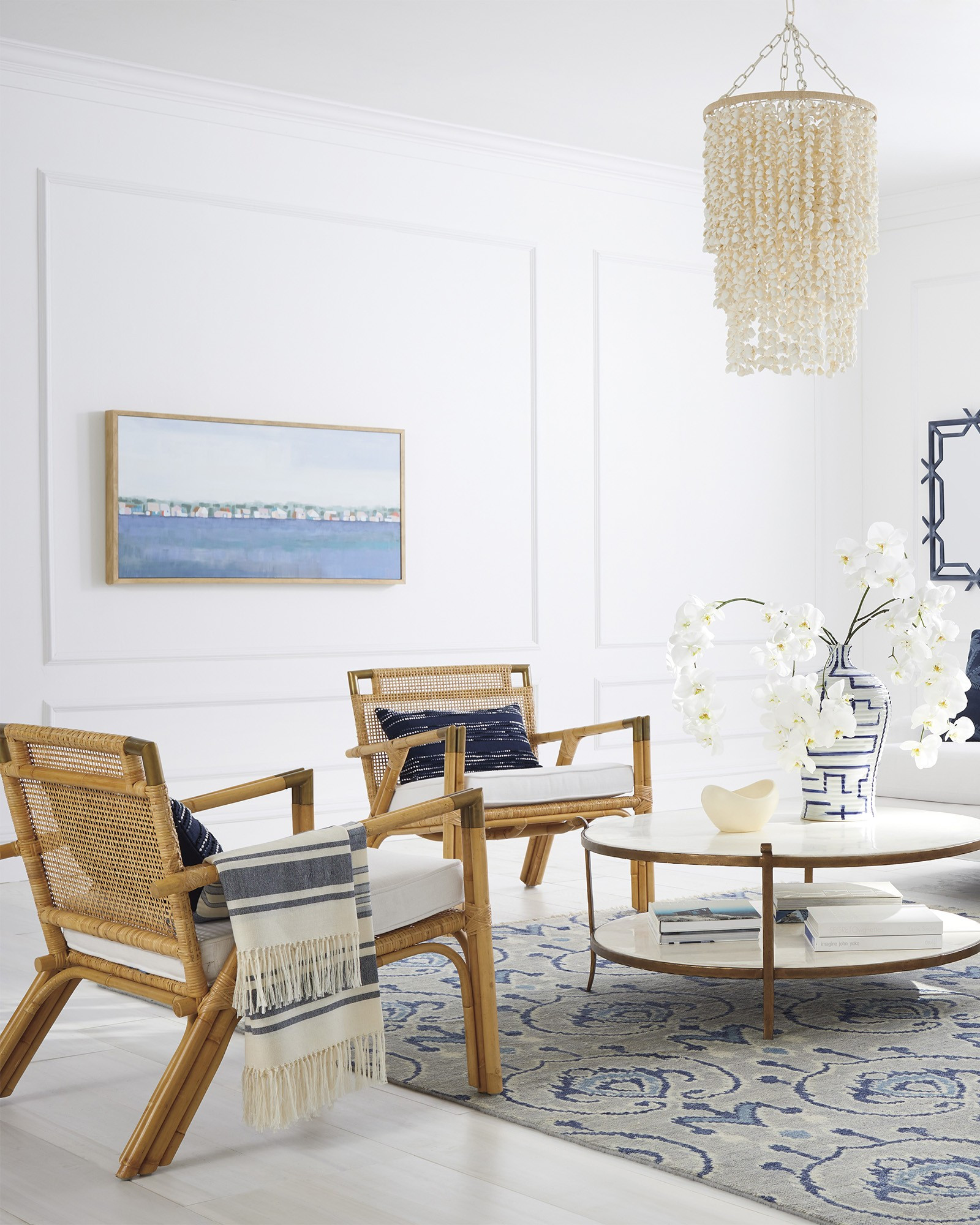 St. Germain Stone Coffee Table | Serena and Lily