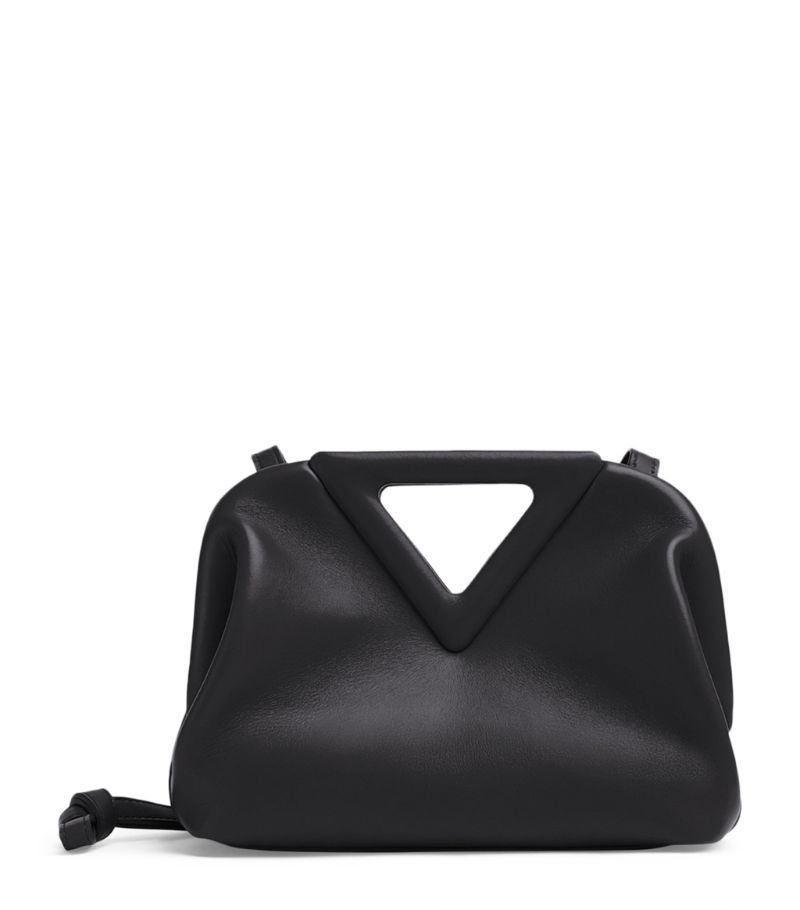 Bottega Veneta Small Leather Point Top-Handle Bag | Harrods