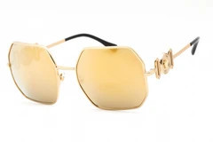 Versace 0VE2248 Mirrored Lens Sunglasses — Gold | Italist Inc.