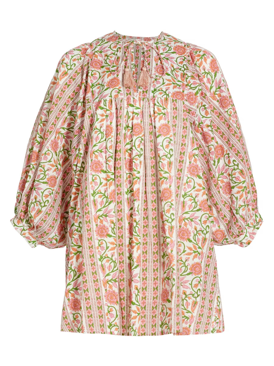 Daisy Boxy Floral Minidress | Saks Fifth Avenue