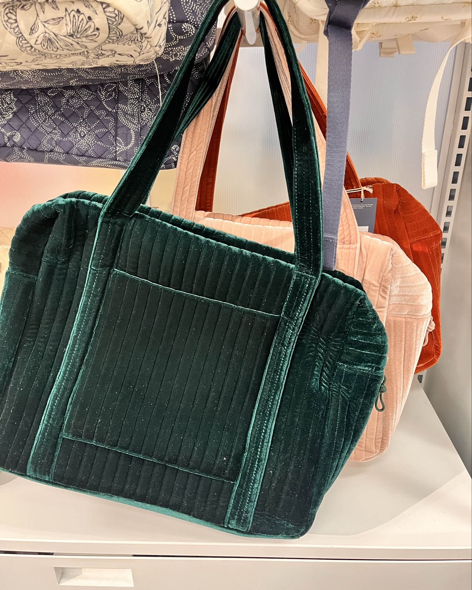 UPDATED POST!! The links have  been updated in the app!
The LUXURIOUS velvet travel totes and bags from Target are EVERYTHING!! Plan to get them in every color this fall!! 🧡💚🩷

#LTKTravel #LTKStyleTip #LTKItBag