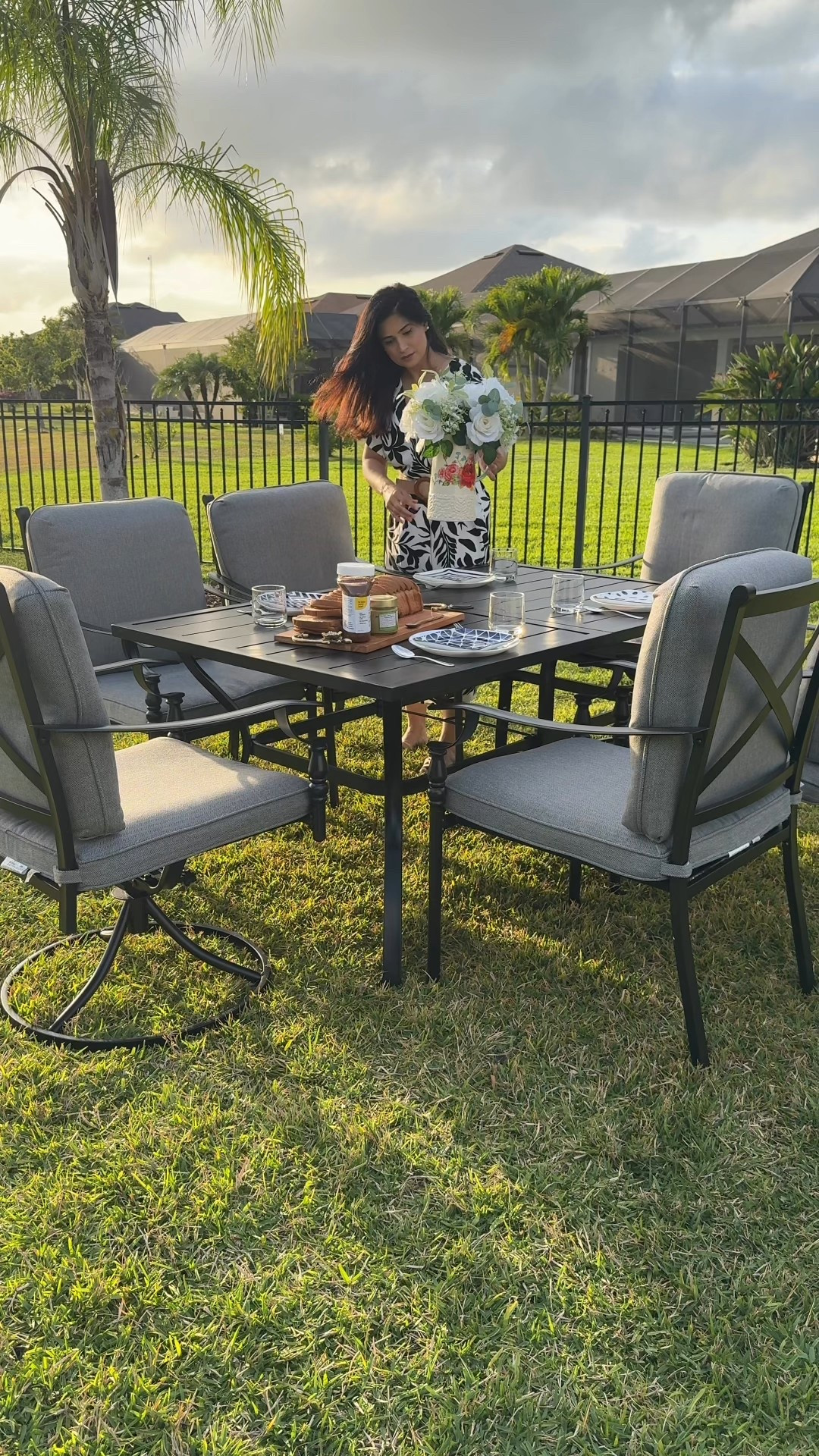 07 pieces patio dinning set