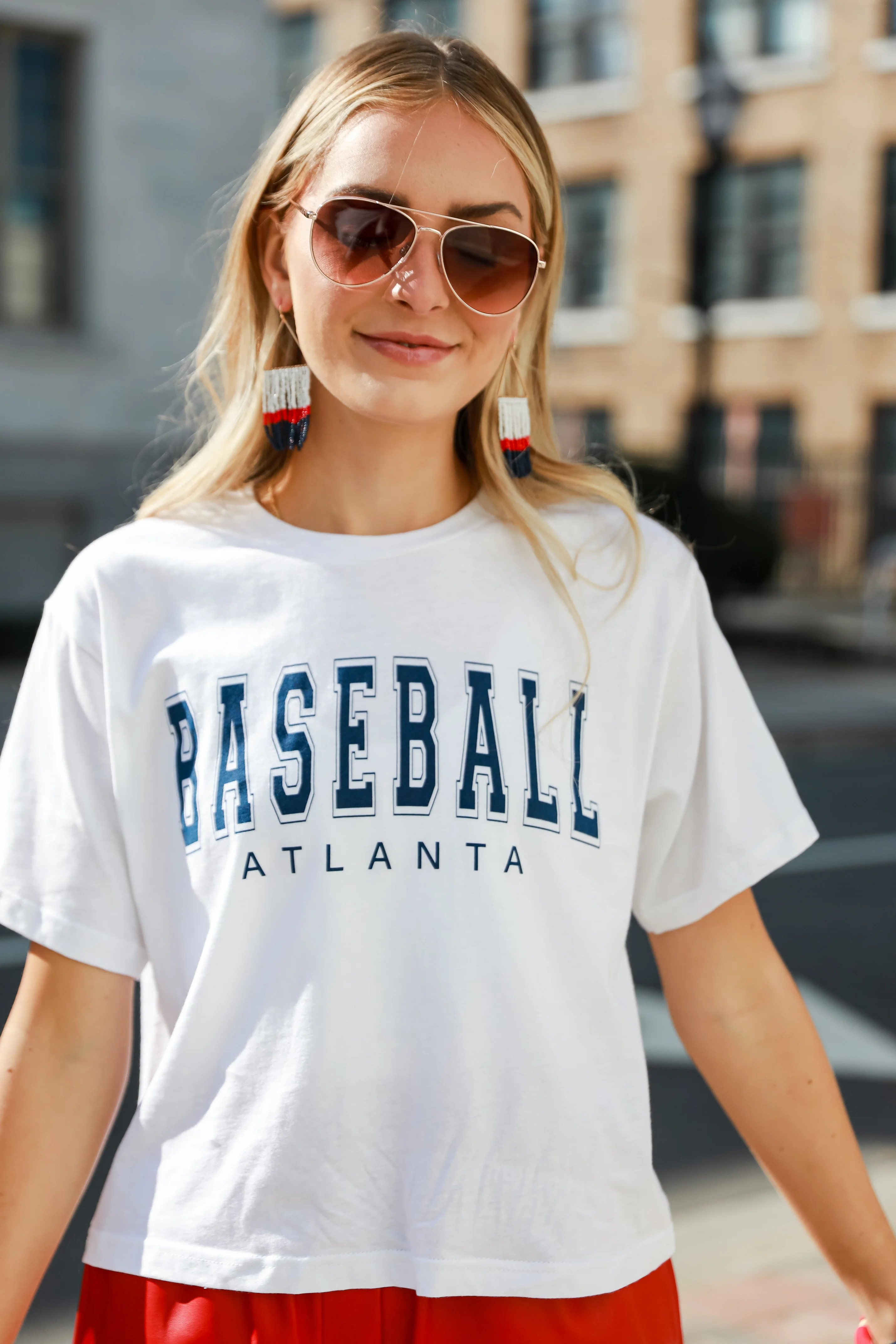 Baseball Atlanta Cropped Tee | Dress Up