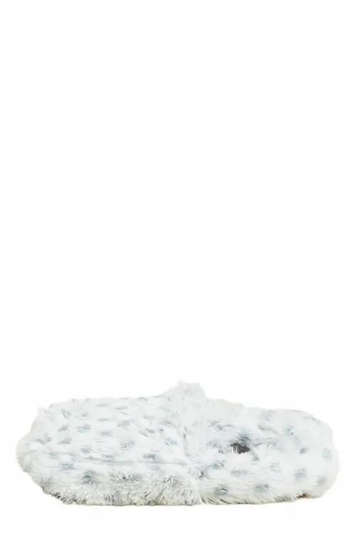 Warmies Plush Slippers in Snowy Dots at Nordstrom, Size Medium | Nordstrom