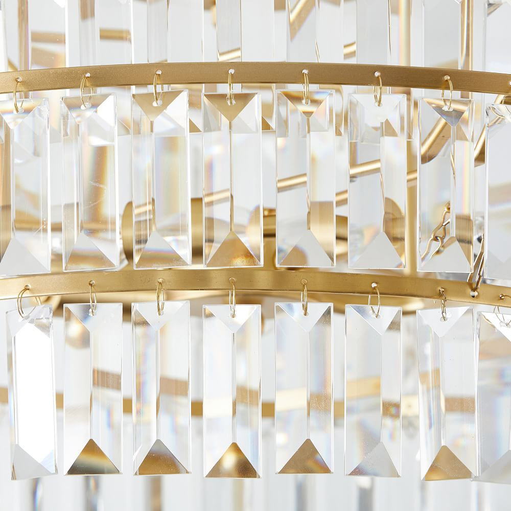 Monique Lhuillier Crystal Drop Flush Mount (18") | Pottery Barn Teen