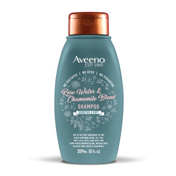 Aveeno Rose Water and Chamomile Blend Shampoo - 12 fl oz | Target