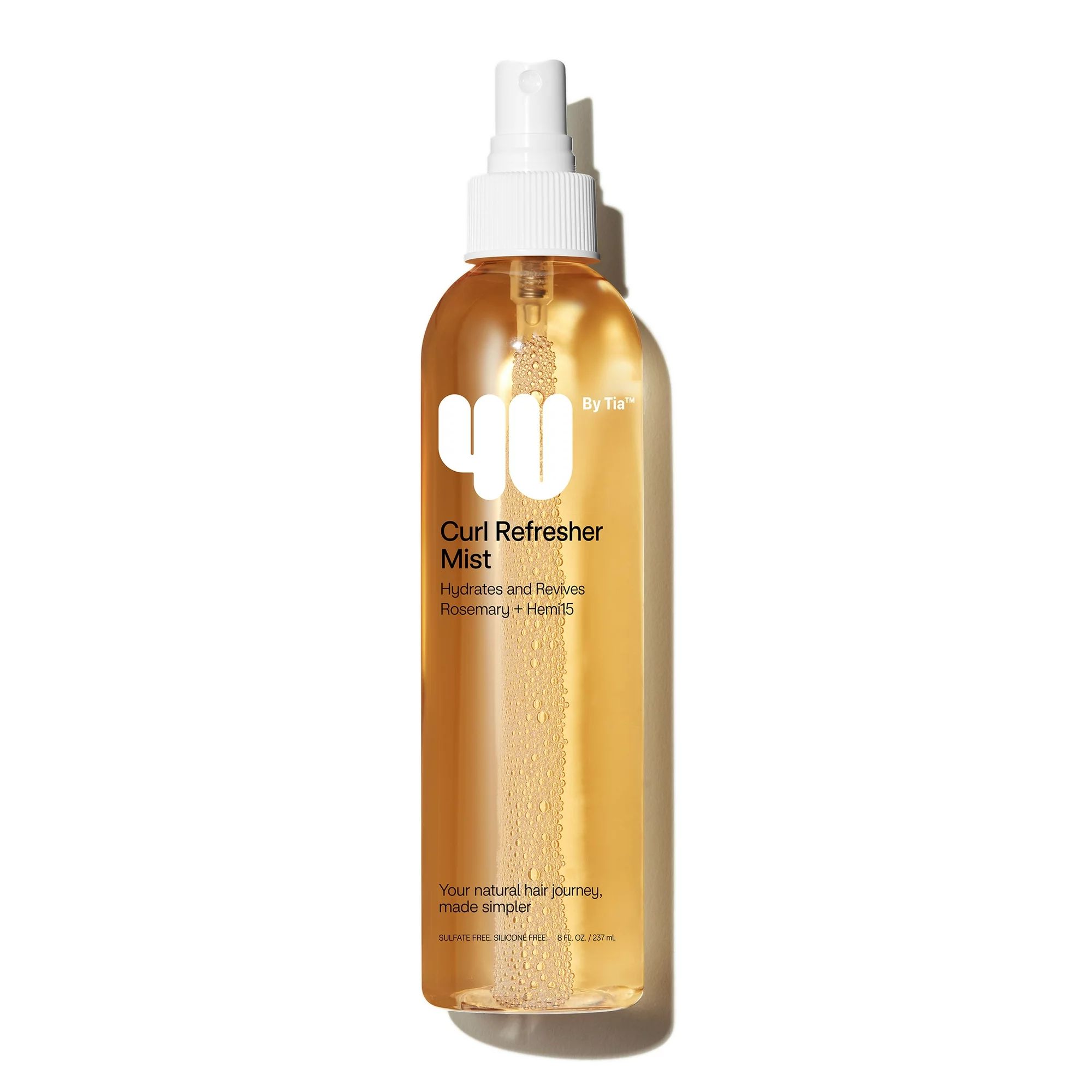 4U by Tia Curl Refresher Mist Hair Spray with Rosemary, 8 fl oz | Walmart (US)